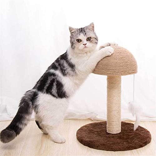 Wzhsdkl Proizvodi za kućne ljubimce Sisal Rope Shaft drveni okvir za igračke mačke strugači sa slojevima okvir