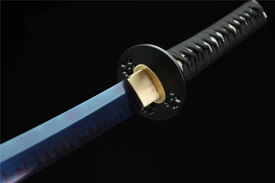 ZPGP Blue Japanski mač samurai katana Clay kaljeni 1095 karbonski čelični nož