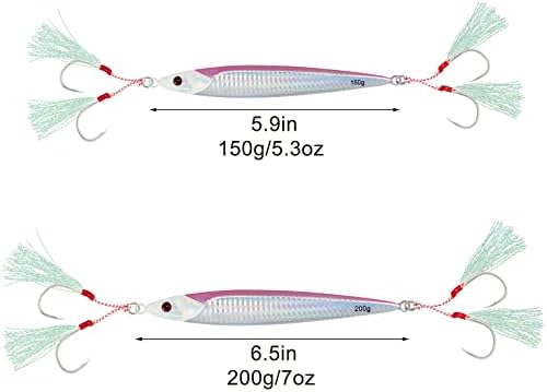 Dr.fish vertikalne jedinke brze pad sjaja u tamnim mamci 3D oči holografskih slika, slana voda mamci