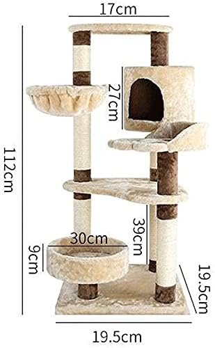 Haieshop Cat Tree Condo Stub Za Grebanje Mačka Kula Sisal Krevet Igračke Grebalica Kula Mačka Drvo Stub Za Grebanje