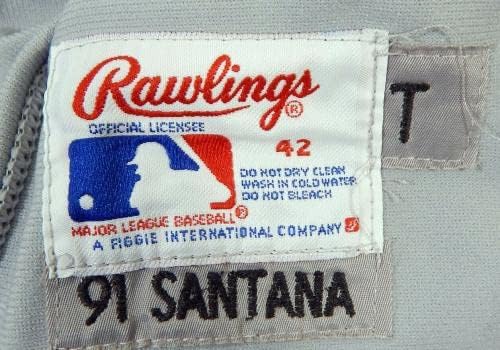 1991 San Francisco Giants Andres Santana 56 Igra Izdana siva Jersey DP17492 - Igra Polovni MLB dresovi