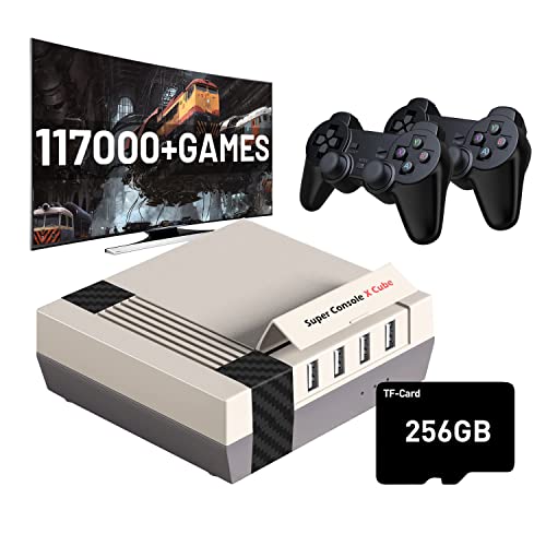 Kinhank 117000+ Retro konzola za igre, Super konzola X Cube Mini klasične Video igre,sistemi