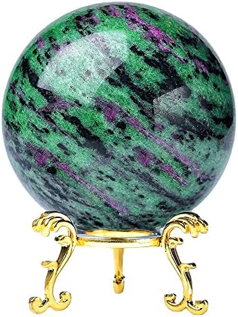 WNJZ Yooperlite Lopta Kristalna lopta sa postoljem prirodna fluorescentna sodalit sfera Iscjeljivanje dragi