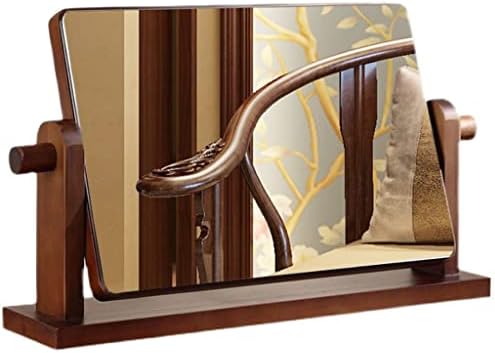 WYFDP desktop ogledalo za ispraznost može se preokrenuti desktop ogledalo za domaćinstvo drveno ogledalo