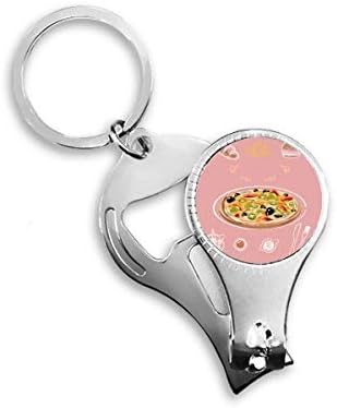Aortirala Italija Paradajz Hrana za pizzu Nail nipper prsten ključeva za boce za ključeva Clipper