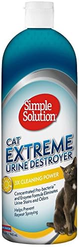 Jednostavno rješenje za uništavanje mačjeg urina / sredstvo za uklanjanje mačjih mrlja i mirisa | razgrađuje