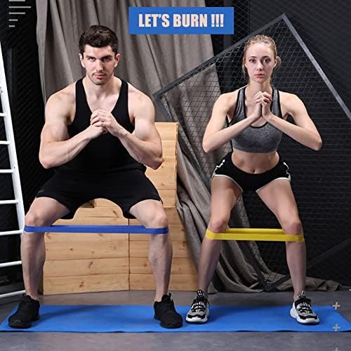 5 Pack otpornih opsega za radno vežbanje opsega za vežbanje teretane za žene / muškarce