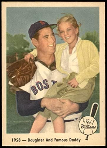 1959 Fleer 64 kći i poznati tata Joyce Williams Boston Red Sox NM / MT Red Sox