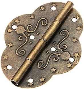 Bienka KFJBX 2pcs 69x53mm starinski brončani ormar za nakit drveni kutija ladicu vrata ukrasna