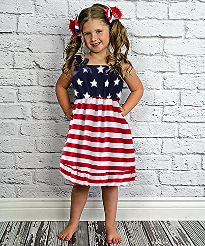 CM-dijete djevojčice oblače se ljetna odjeća za djevojčice 4. jula oblači djecu 2-8 godina