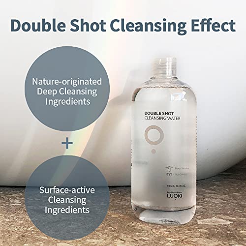 luoki Double Shot Voda za čišćenje 500ml-hipoalergena duboko čista micelarna voda za čišćenje i sredstvo za