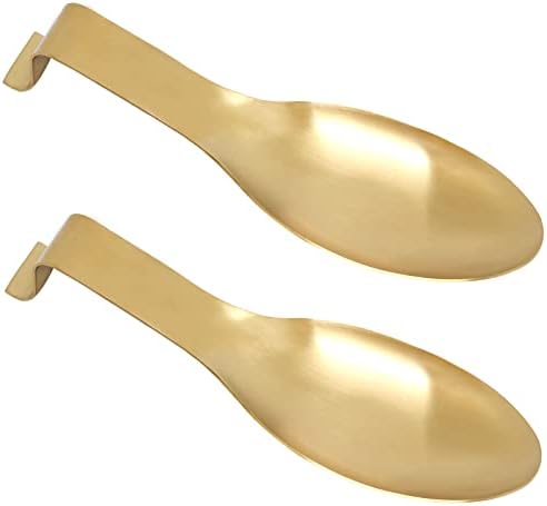 Benliudh oslonac za kašiku za šporet, držač kašike od nerđajućeg čelika Zlatni kuhinjski pribor za