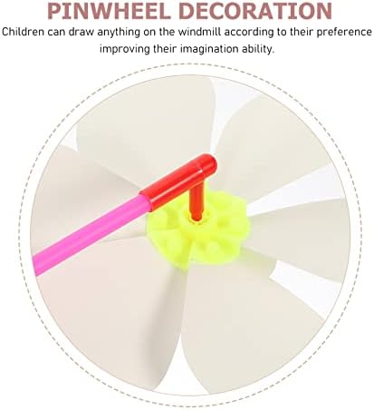 Ipetboom Paper Pinwheels, 5pcs prazni Pinwheels za grafite DIY razborušene zanate za Pinwheels Pinwheel