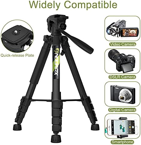 Trotipostorov kamere Endurax 74 sa 66 Video kamera Stajnik kompatibilan sa Nikon Canon, DSLR kamere