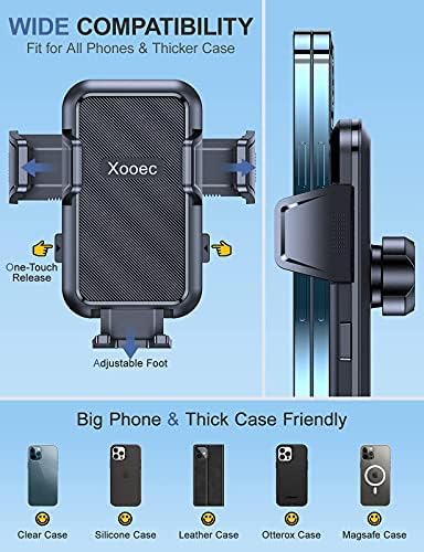 Xooec nosač telefona Mount [trajna i super usisana za automatsko upravljanje za automatsko upravljanje