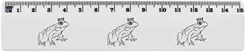 Azeeda 'žabe princ' 30cm bijeli plastični ravnalac