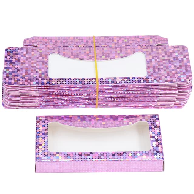 Luksuzne prazne meke papirne kutije za pakovanje trepavica mnogo izbora kutija za pakovanje trepavica u boji