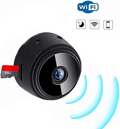 SOUDU Mini špijunska kamera, noćni vid kompaktni i prenosivi mini WiFi kamera ABS Micro USB za uredsku