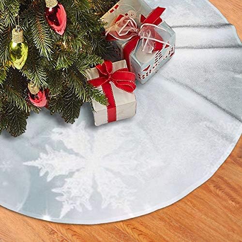 Lveshop Božićna ukrašavanje pozadina božićnog drveća suknja luksuzna okrugla zatvorena vanjska mat rustikalna