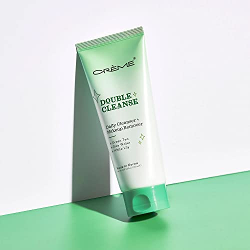 The Crème Shop Korean skincare Double Cleanse 2-u-1 zeleni čaj tretman za pranje lica | posvjetljivanje,
