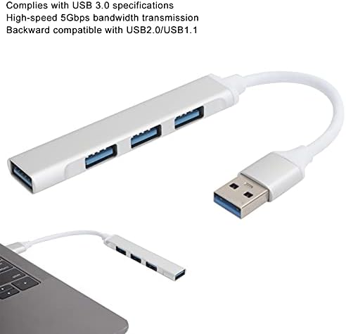 USB HUB, USB3. 0 Hub 4-portni aluminijumski Adapter za pretvaranje adaptera UltraHigh Speed