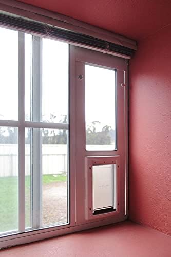 Patio Pacific PET vrata za horizontalne klizne prozore | Fleksibilan zaklop za kućne ljubimce za mačke i male