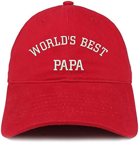 Trendy World's World's Best World's Best Papa vezena pamučna kapa