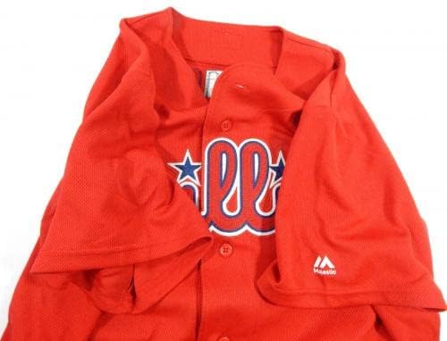 Philadelphia Phillies Kyle Dohy 39 Igra Rabljena Crveni dres E St BP L DP43671 - Igra Polovni MLB dresovi