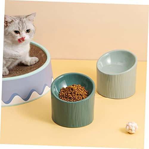 Holibanna 1 kom Cat riža zdjela mačka Waterer podignuta hranilica za mačke podignuta posuda za mačke
