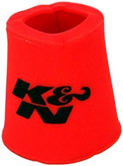 K & N 25-0880 Crveno nauštena pjena pretvarač filtera - za vaš RE-0820 okrugli filter