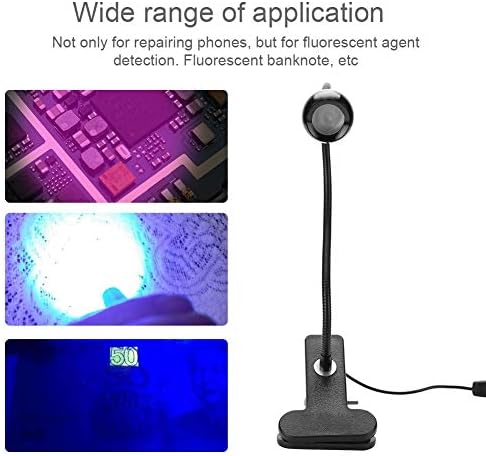 UV lampa za sušenje lepkom, USB 3w Led lampa UV lepak ultraljubičasto ljubičasto svetlo, ultraljubičasta UV