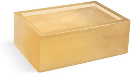 Crafter izbor 2 lb. Blokirajte premium med med i pour sapun baza, lagana amber