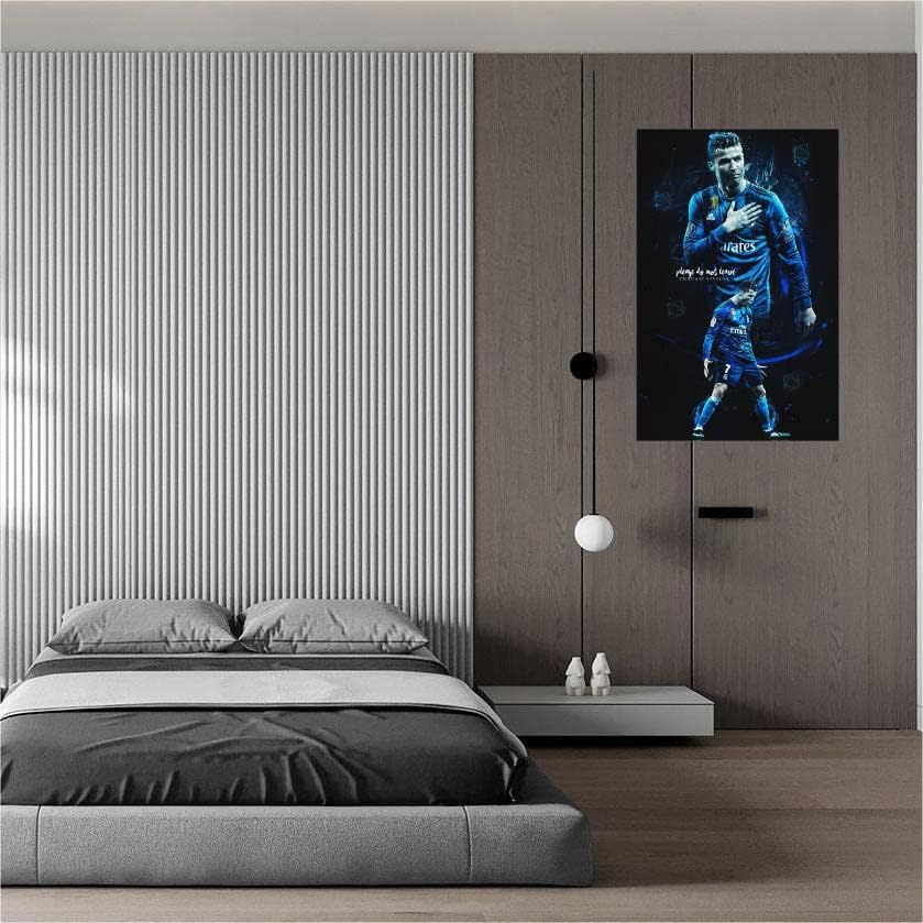 Ronaldo Poster. Visi Na Zidu. Soccer Canvas Wall Art. Soccer ster Poster. sportski Poster. Dekor