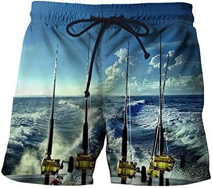 Muške ploče kratke hlače Veličina 46 Muška ljetna obala modne slobodno vrijeme Modni trend 3D ispisane hlače