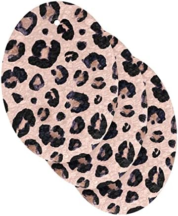 Alaza akvarelor životinjski snijeg Leopard Pink Bež prirodne spužve Kuhinjski celulozni spužva za