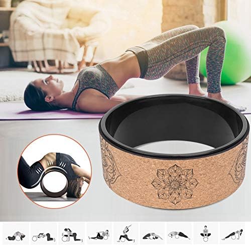 Dauerhaft Yoga točak, fleksibilni elastični Neklizajući PU gumeni sigurni Yoga fitnes krug za trening u