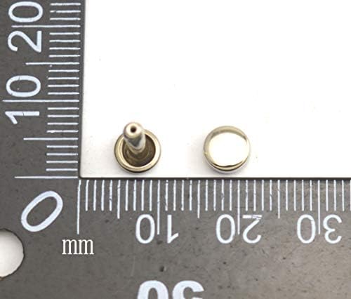 Wuuycoky Silvery dvostruki plan kapica za čišćenje Chessman metalni klip 6 mm i post 6mm pakovanje od 300 setova
