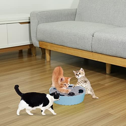 Pawaboo mačka igračka s mišem, električnom interaktivnom pokretom mačka automatsko rotirajuće teaser