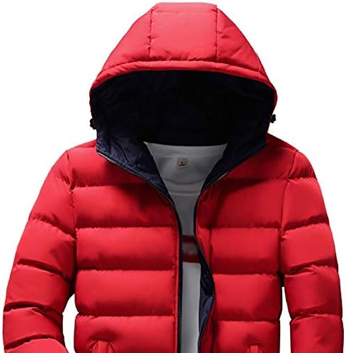 Wuai-Men Winter zadebljani nadupni jaknu s kapuljačom toplim odjećom dolje