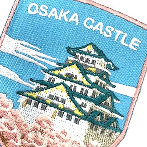 A-Ona - Japan Azuchi-Momoyama Castle Patch + Nippon Emblem PIN, Osaka Patch, Nacionalna državna zastava za zastavu,