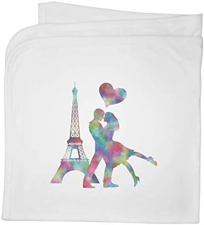 Azeeda 'Eiffelov toranj Romance' Pamuk Baby pokrivač / šal