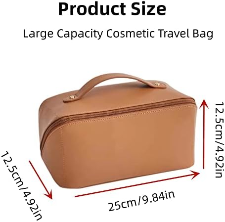 KMUG putna kozmetička torba velikog kapaciteta za žene, multifunkcionalna torba za šminkanje, vodootporne kozmetičke
