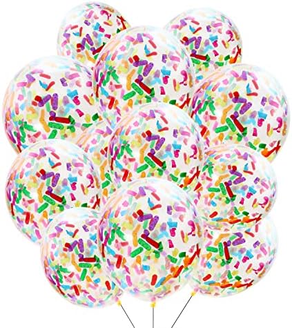 Mini klike 12 inčni slatki baloni za košulje s masnim kostima sa špricama šarene konfete unutar ukrasa