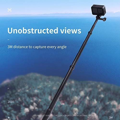 BettorCam 118 / 3 metra ultra duga selfie za GoPro Max Hero 10 9 8 7 6 5 4 3 +, insta 360 jedan
