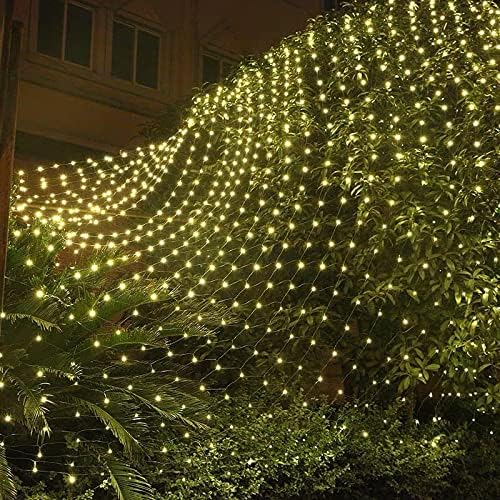 NC Led mrežasta lampa Božićni vanjski Park Dvorište Festival dekoracija šarena lampa niz zvijezda mreža za ribolov