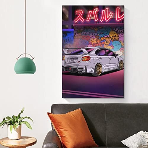 NAYUKO prelijepi jdm automobil Neonski Poster za uličnu umjetnost od platna dnevni boravak