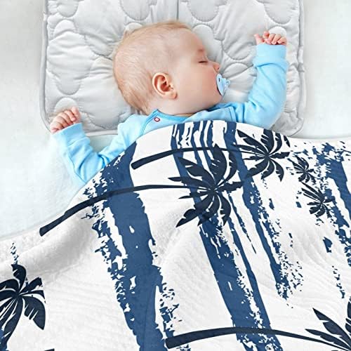 MccIver Sea Palm Drveće bebe za djevojke dječake koje primaju deke Girl Toddler pokrivač swaddle deke za