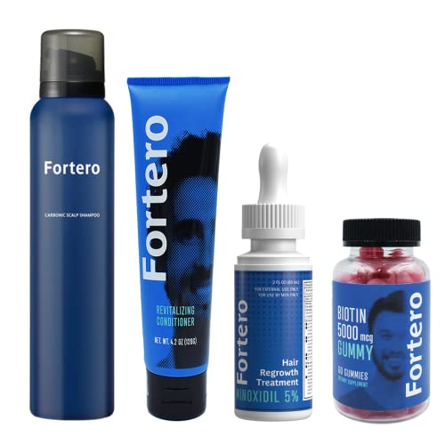 Fortero šampon i regenerator Kit za rast kose -Shampoo & balter za rast kose - povećajte sjaj,