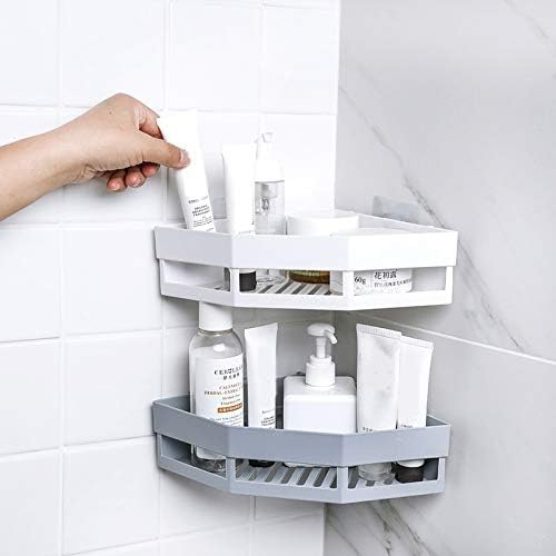Upbeer kupaonica Kuhinjska stalak za skladištenje držača za tuširanje šamponske košare kupaonice Kutni polica