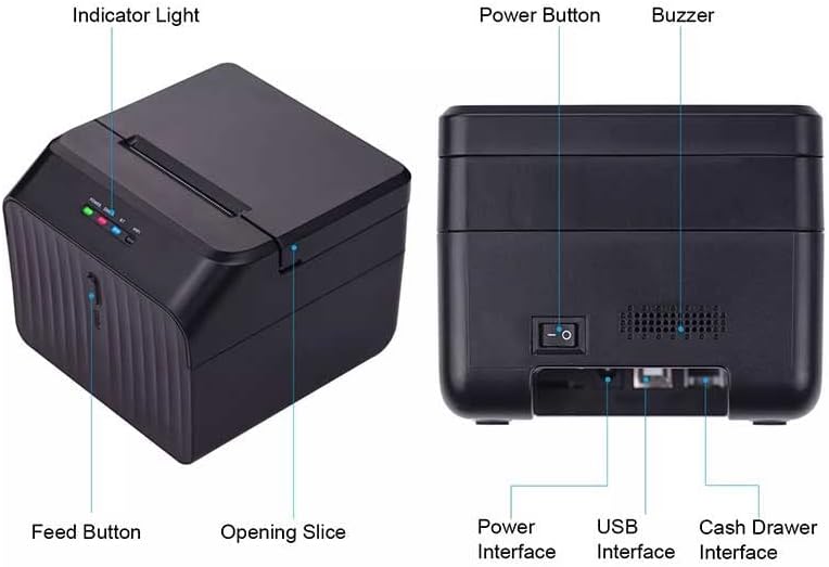 Wdbby desktop label printer ljepljive naljepnice Maker Thermal Printer